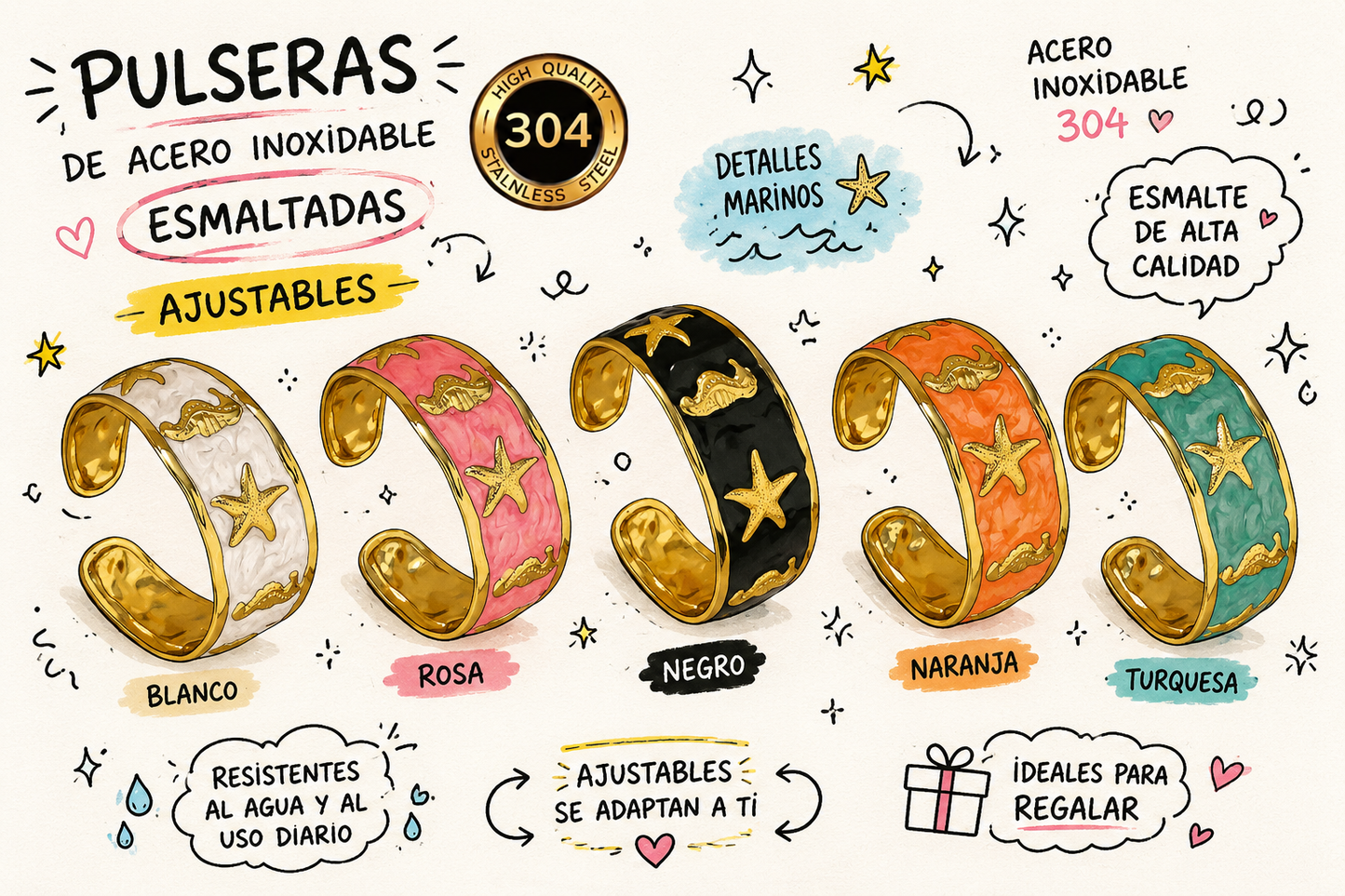 Pulseras Ocean Muse